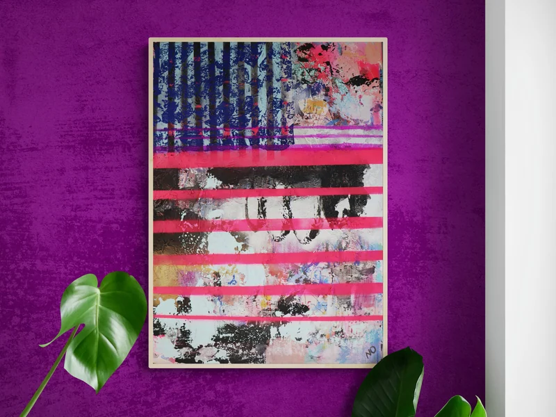 View Textured Wall Art, Colorful Abstract Wall Art, Contemporary Painting, Modern Wall Art, Original Painting on Canvas