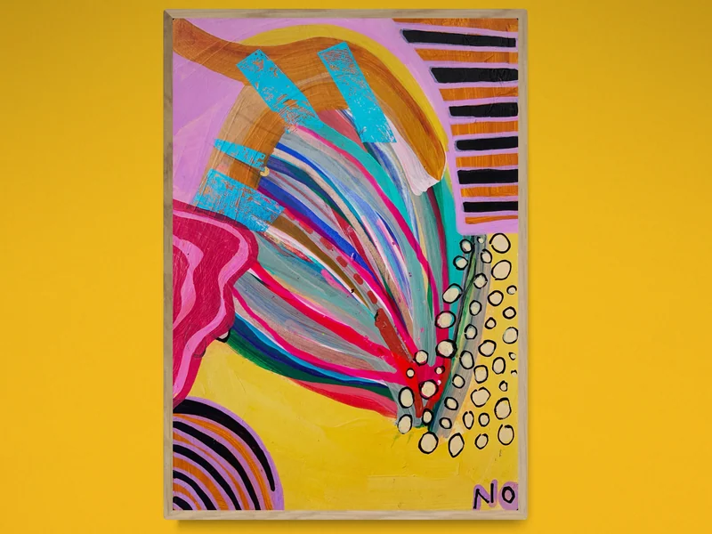Abstract Painting, Colorful Modern Art, Colorful Art, Art Journal, Contemporary Wall Art, Mixed Media Collage Artwork