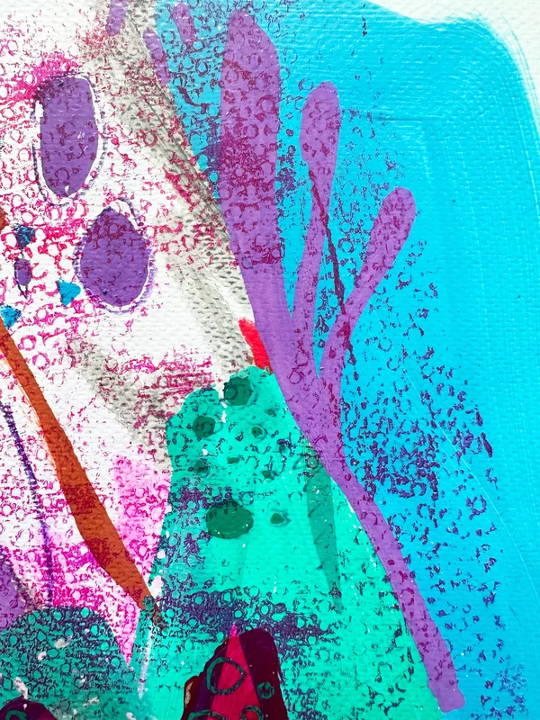 View Effortless Chic, Original Abstract Wall Art, Mixed Media Small Art on Paper, Colorful Abstract Painting, Intuitive Art Journal, Artist